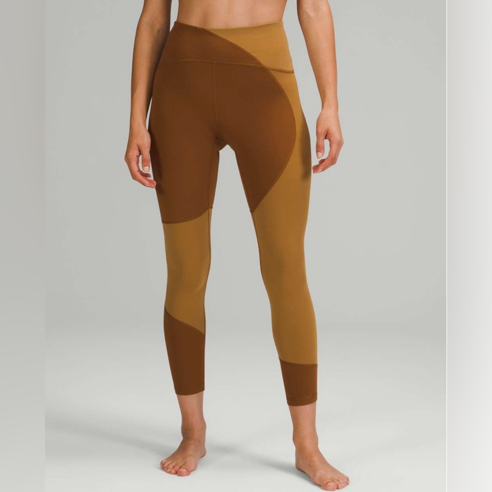 Lululemon Nulu Colour Block High-Rise Tight 25"